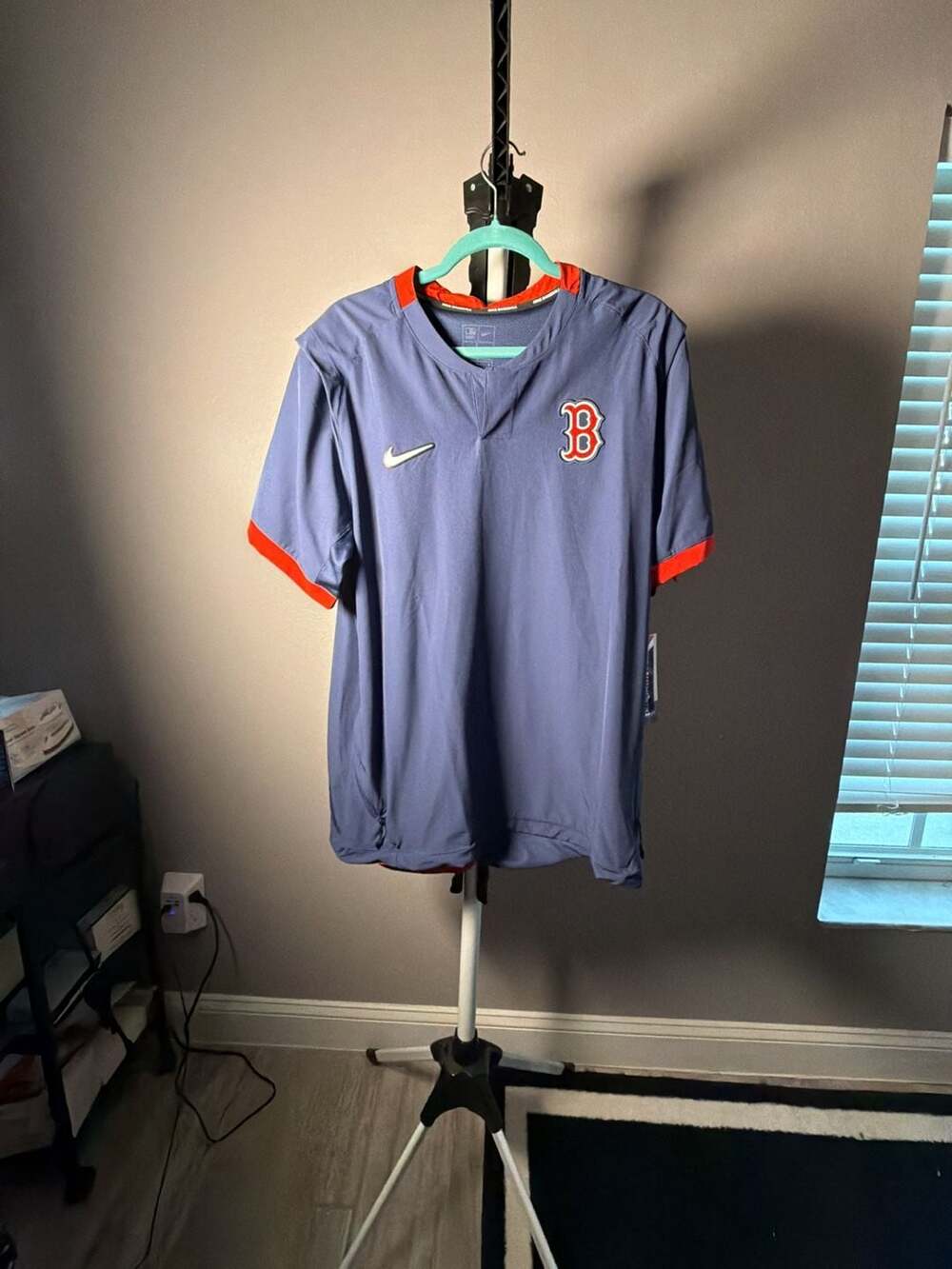 Boston Red Sox Nike Authentic Collection Dri-FIT Short Sleeve Pre-Game Top